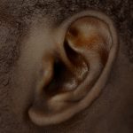 gray sand with water droplets