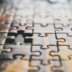 brown and black jigsaw puzzle