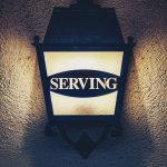 black and white wall mounted lamp