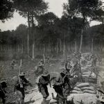 World War 1 charging a trench