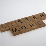 brown wooden i love you letter