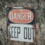 red and white stop road sign